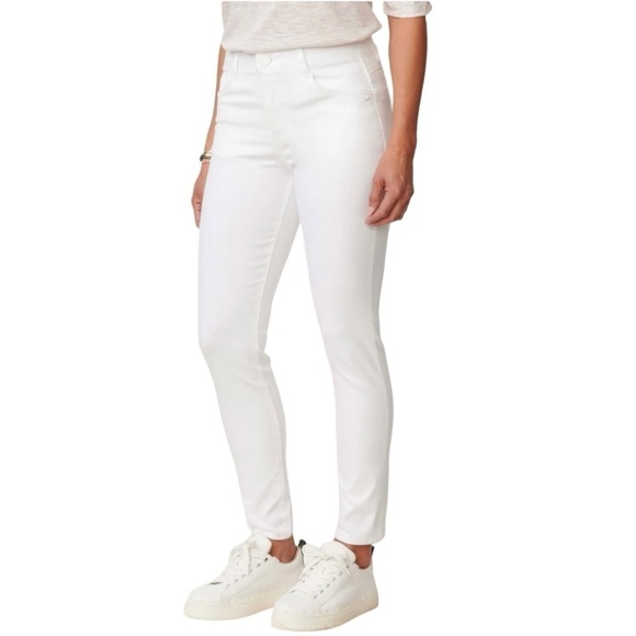 Democracy Abroad Technology Optic White Stretch Skinny Jeans Women’s 12 - Picture 2 of 14
